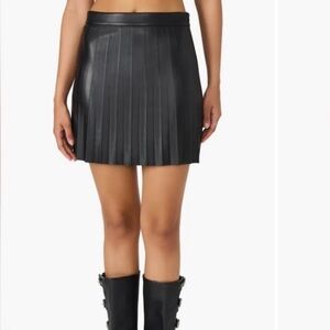 Steve Madden Isha Faux Leather Skirt